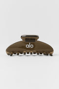 90's Claw Clip - Olive Tree Clear
