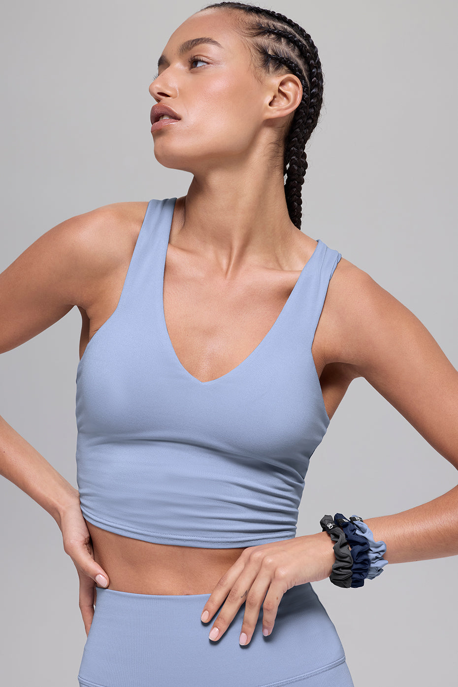 Fresh Mini Scrunchie 3-Pack - Winter Frost/Navy/Anthracite