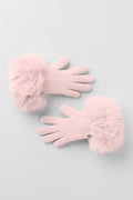 Courchevel Cashmere Gloves - Frosted Pink
