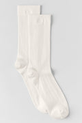 Cashmere Mesh Sock - Ivory