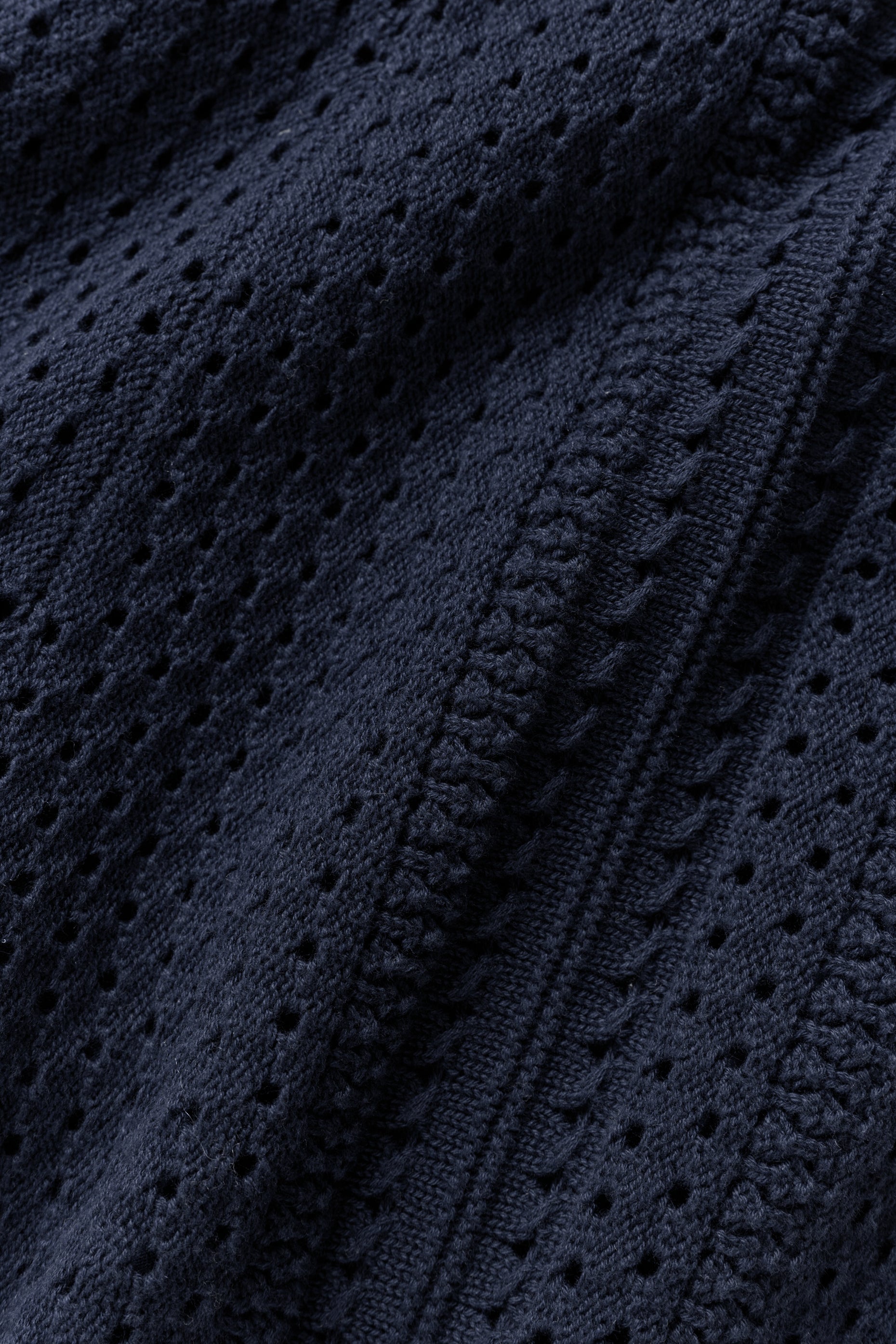 Coastline Knit Short Sleeve Polo - Navy
