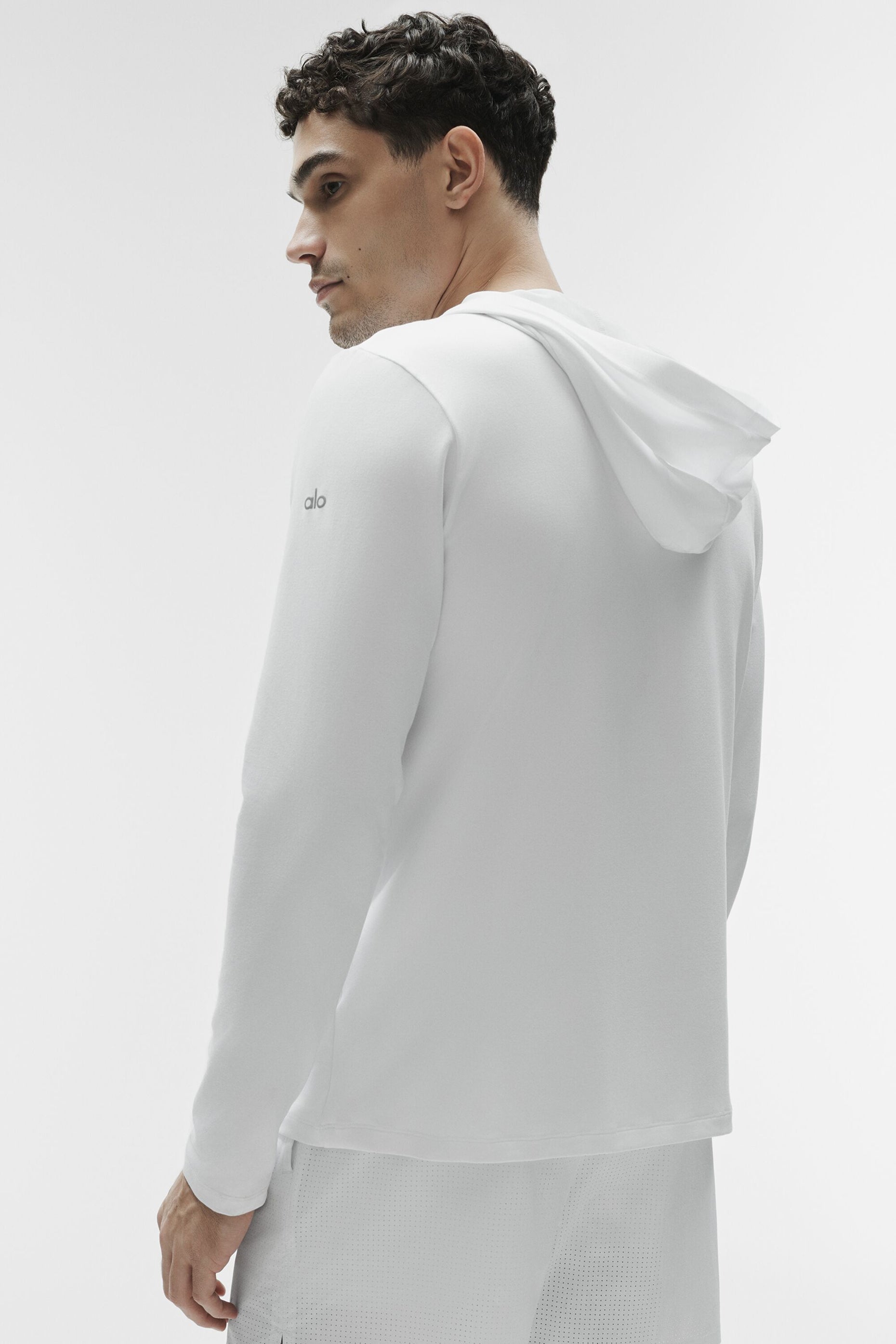 Conquer Reform Long Sleeve With Hood - White
