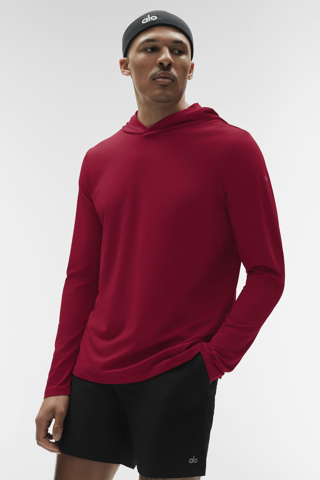 Conquer Reform Long Sleeve With Hood - Garnet