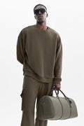 Chill Crew Neck Pullover - Olive Tree