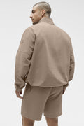 Light Weight Takeaway Track Pullover - Gravel