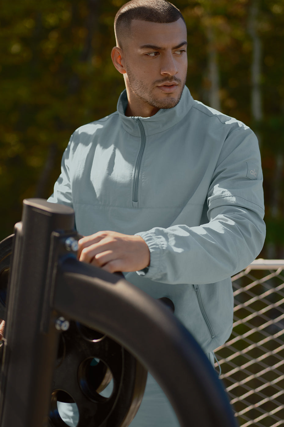 Light Weight Takeaway Track Pullover - Desert Sage