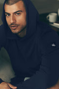 Waffle Lounge Hoodie - Navy