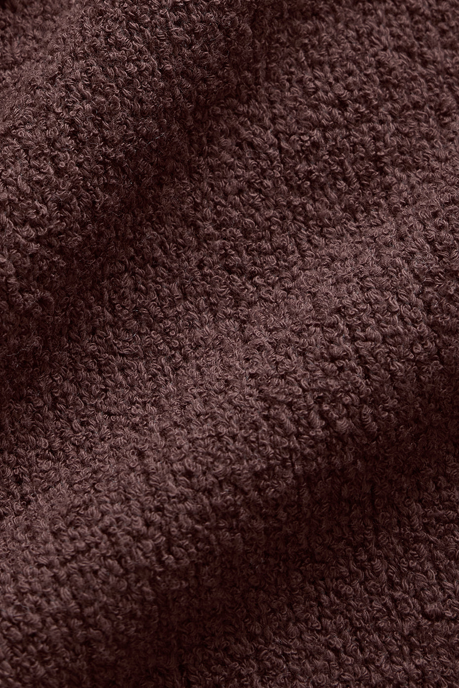 Textured Knit Hoodie - Brownstone