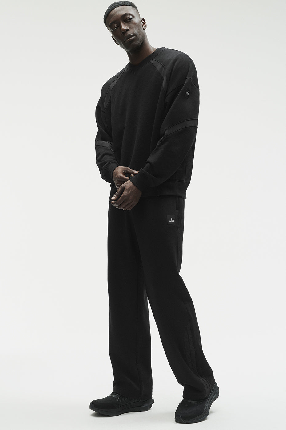 Field Crew Neck Sweatshirt - Black