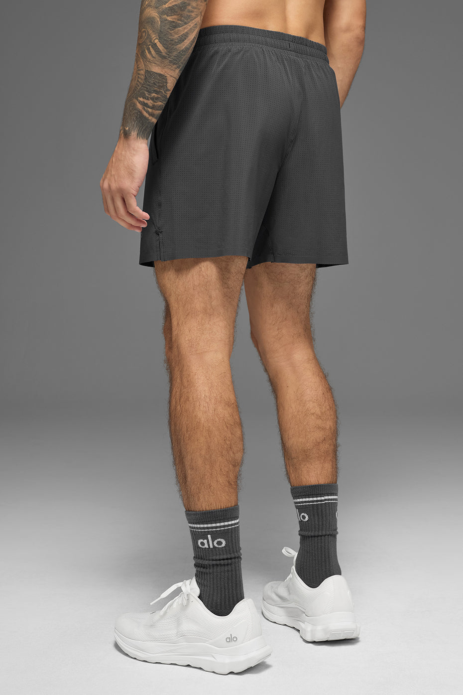 5" Traction Running Short - Anthracite