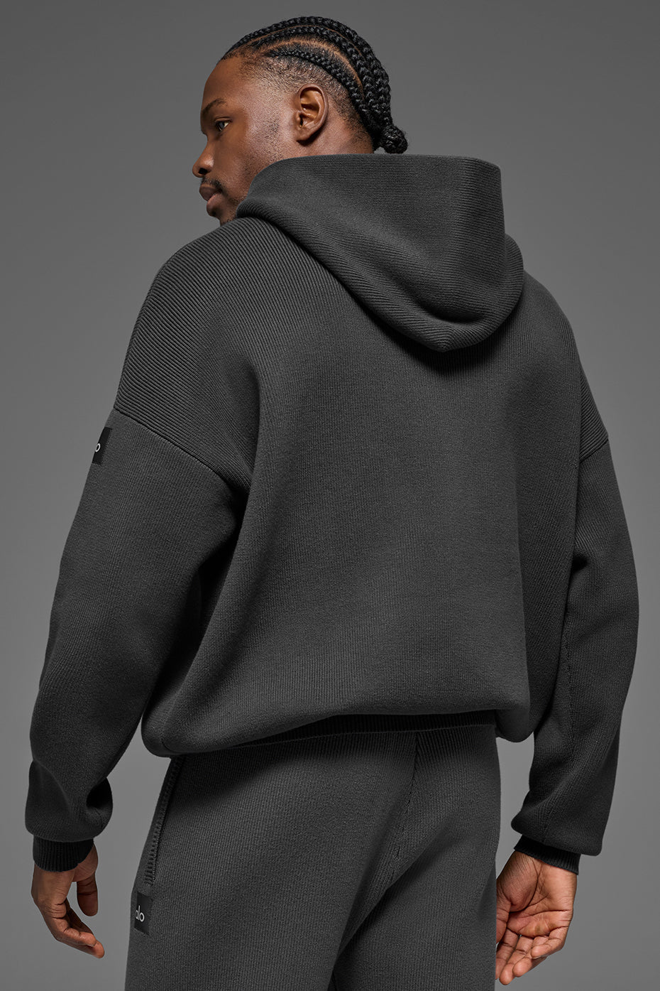 Scholar Hooded Sweater - Anthracite