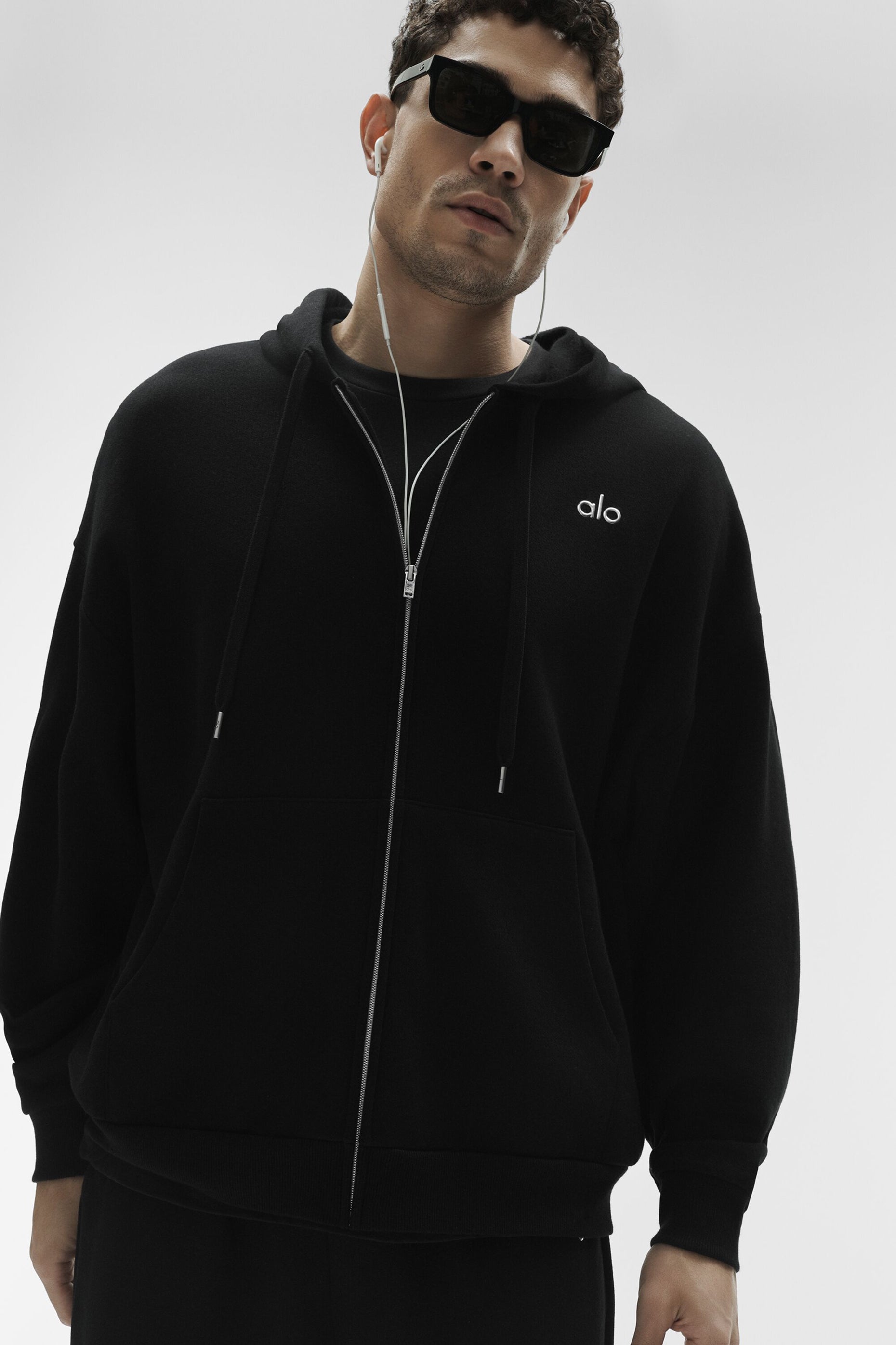 Accolade Full Zip Hoodie - Black