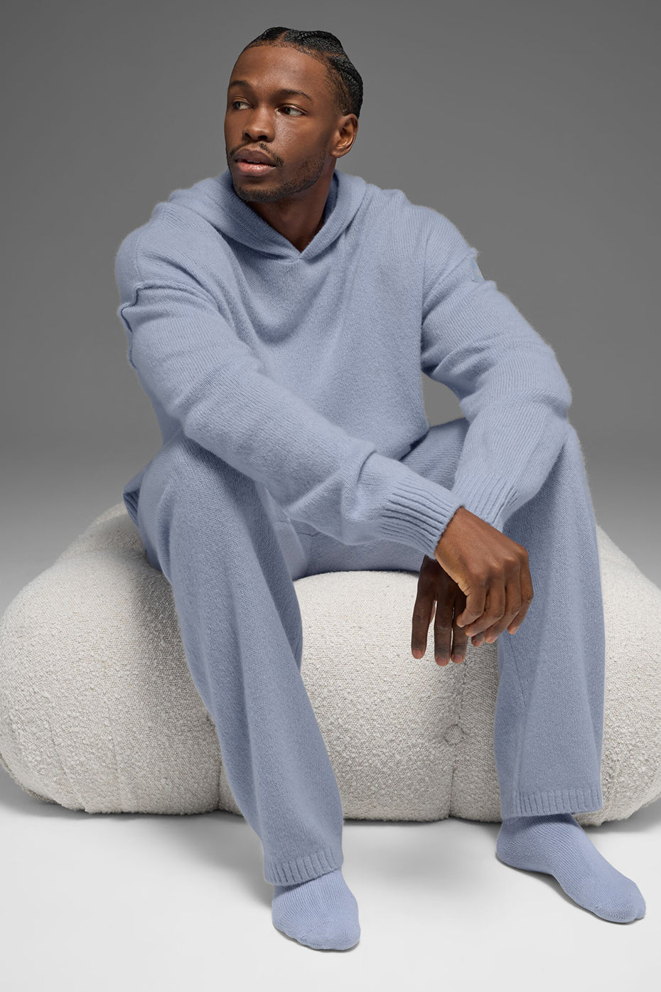 Wool Cashmere New Class Hoodie - Winter Frost