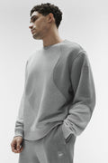 Make Waves Crew Neck Pullover - Athletic Heather Grey Tonal