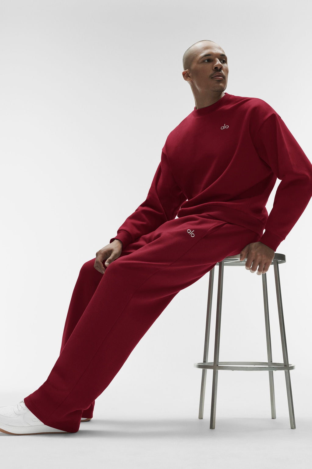 Accolade Straight Leg Sweatpant - Summer Romance Red
