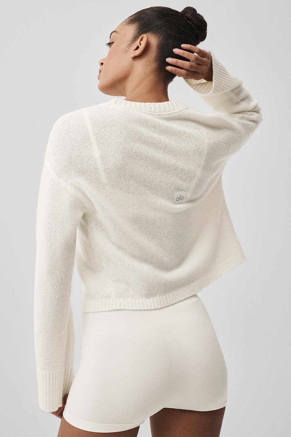 Wool Cashmere New Class Tie Cardigan - Ivory