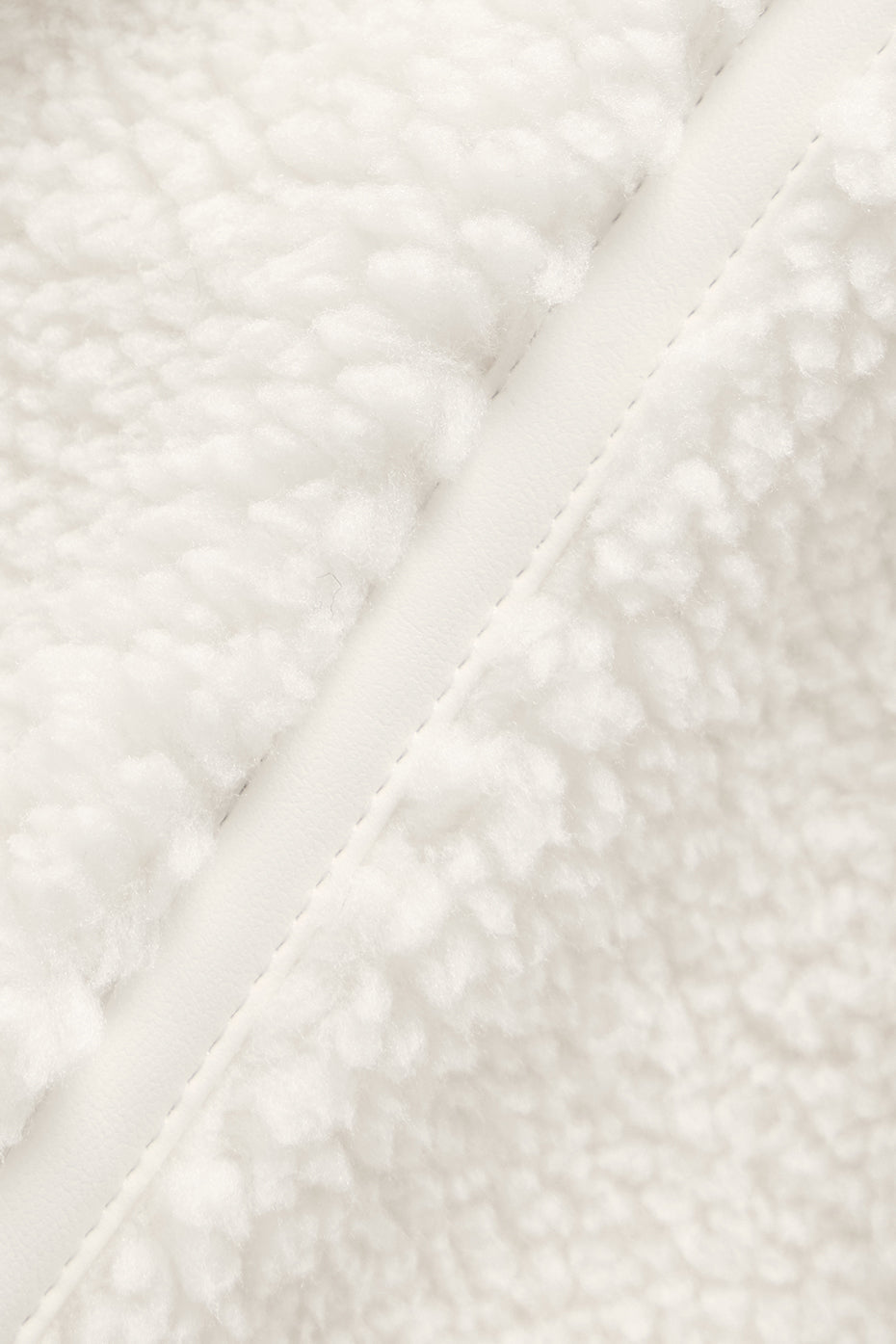 Sherpa Cropped Slope Side Jacket - Ivory