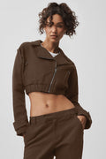 Cropped Cosmopolitan Jacket - Espresso