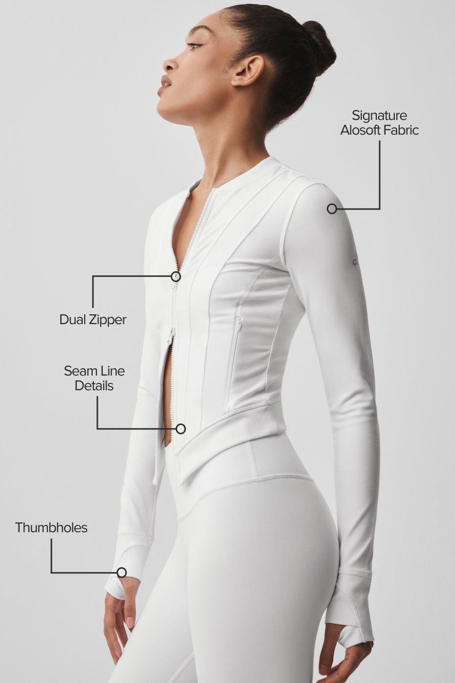 Alosoft Recharge Jacket - White