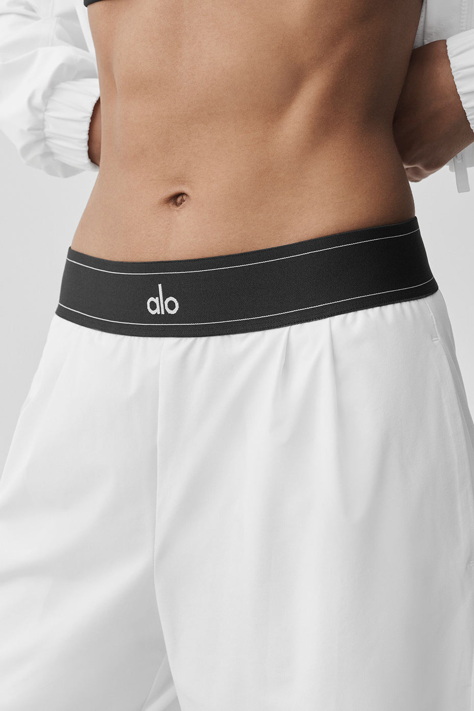 Suit Up Trouser (Long) - White/Black
